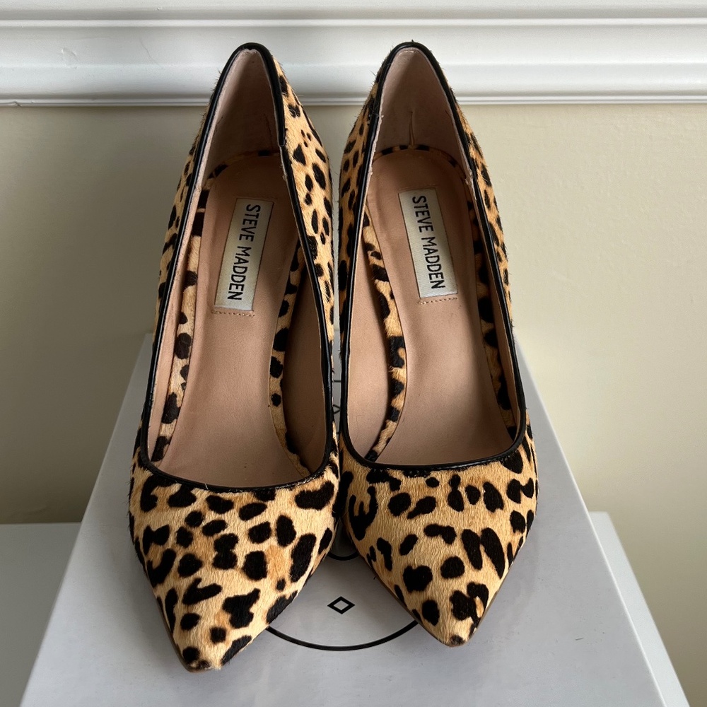 Leopard Steve Madden Heels